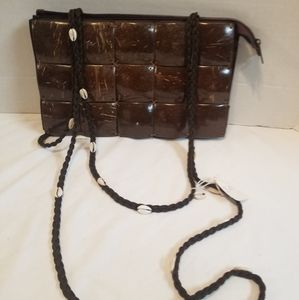 Coconut shell handbag